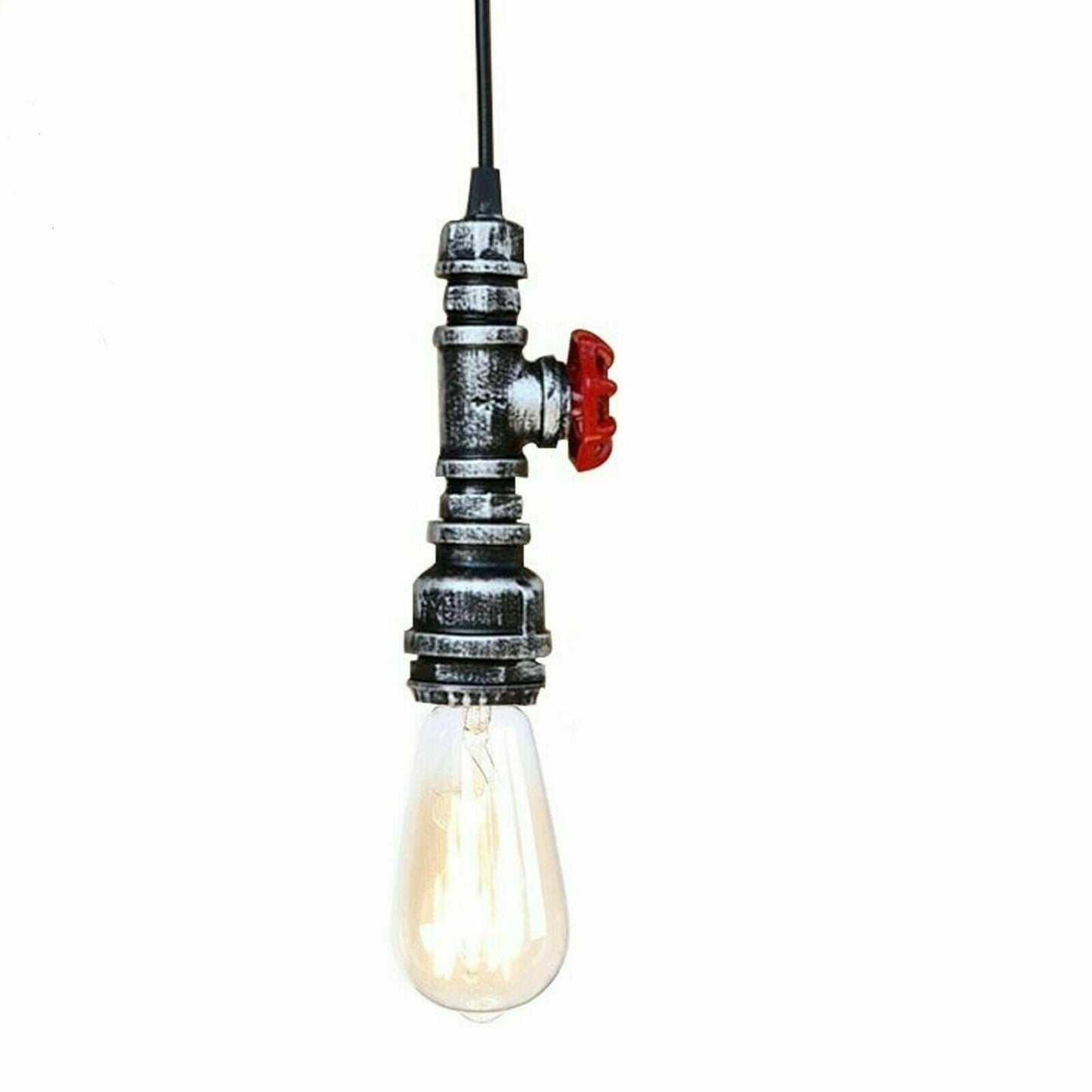 Industrial Steampunk Water Pipe Pendant Light