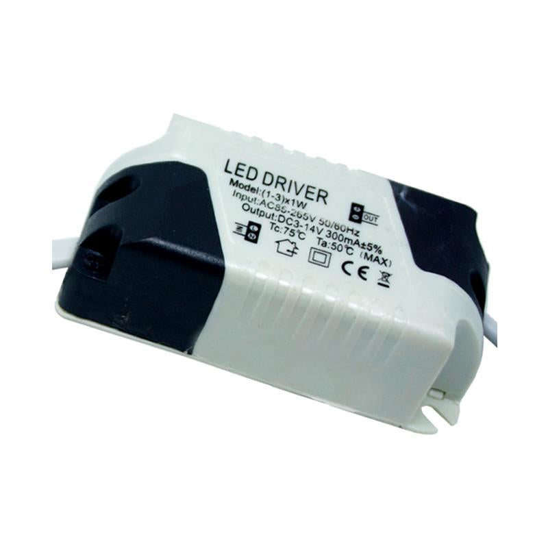 constant current led driver 300mA lighting driver DC 3-14V 1-3W High Power LED Driver AC 85-265V