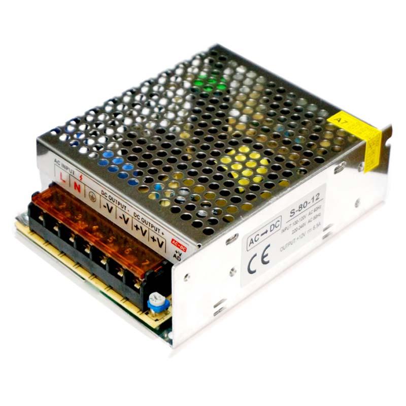 DC 12V 8A Universal Regulated Switching Power Supply Transformer Enclosed Power Supplies S-80-14