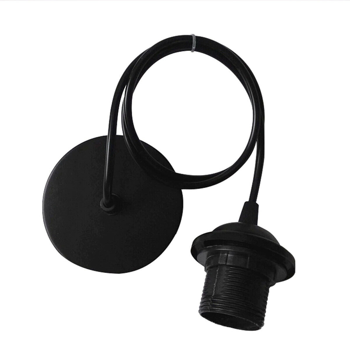 Industrial Black color hanging Pendant Light holder