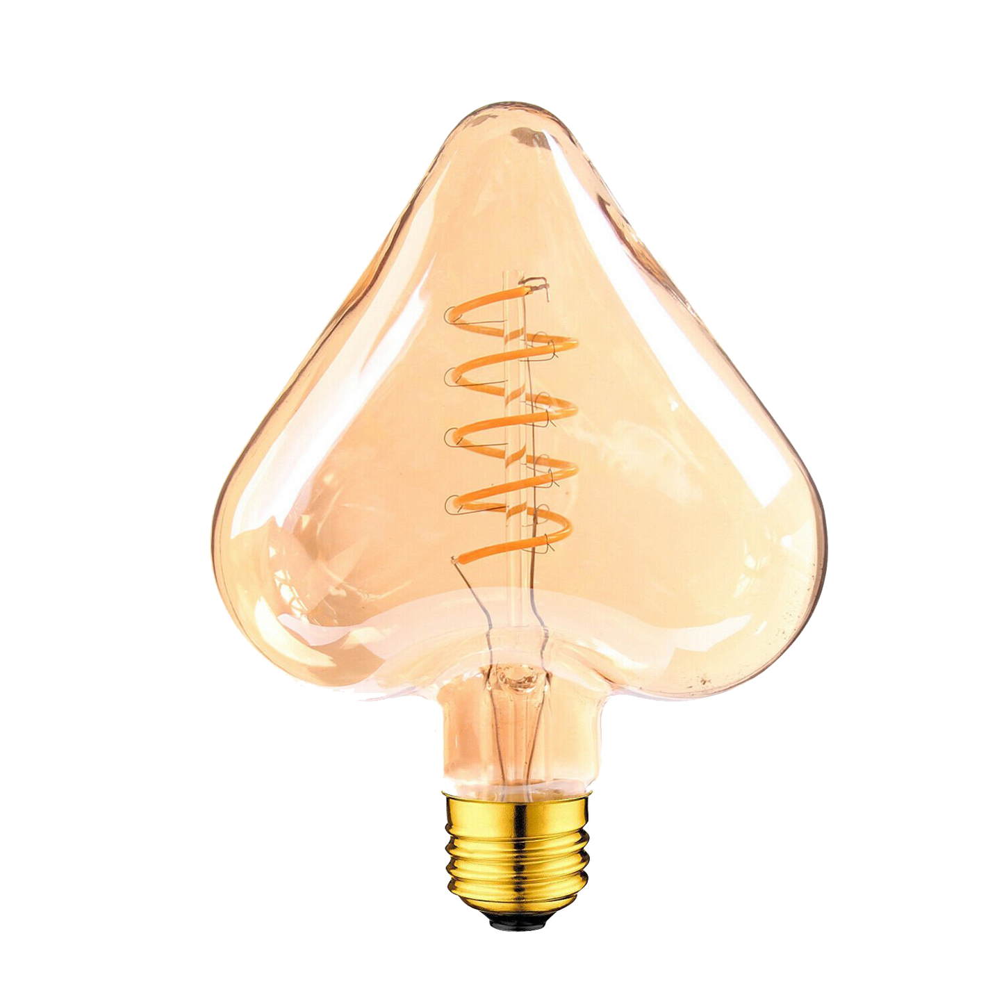 Heart 4W LED Light Bulb E26 Warm White Dimmable Vintage LED Filament Bulb