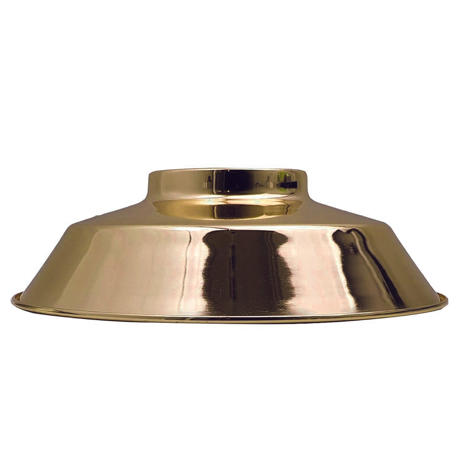 metallic lamp shade