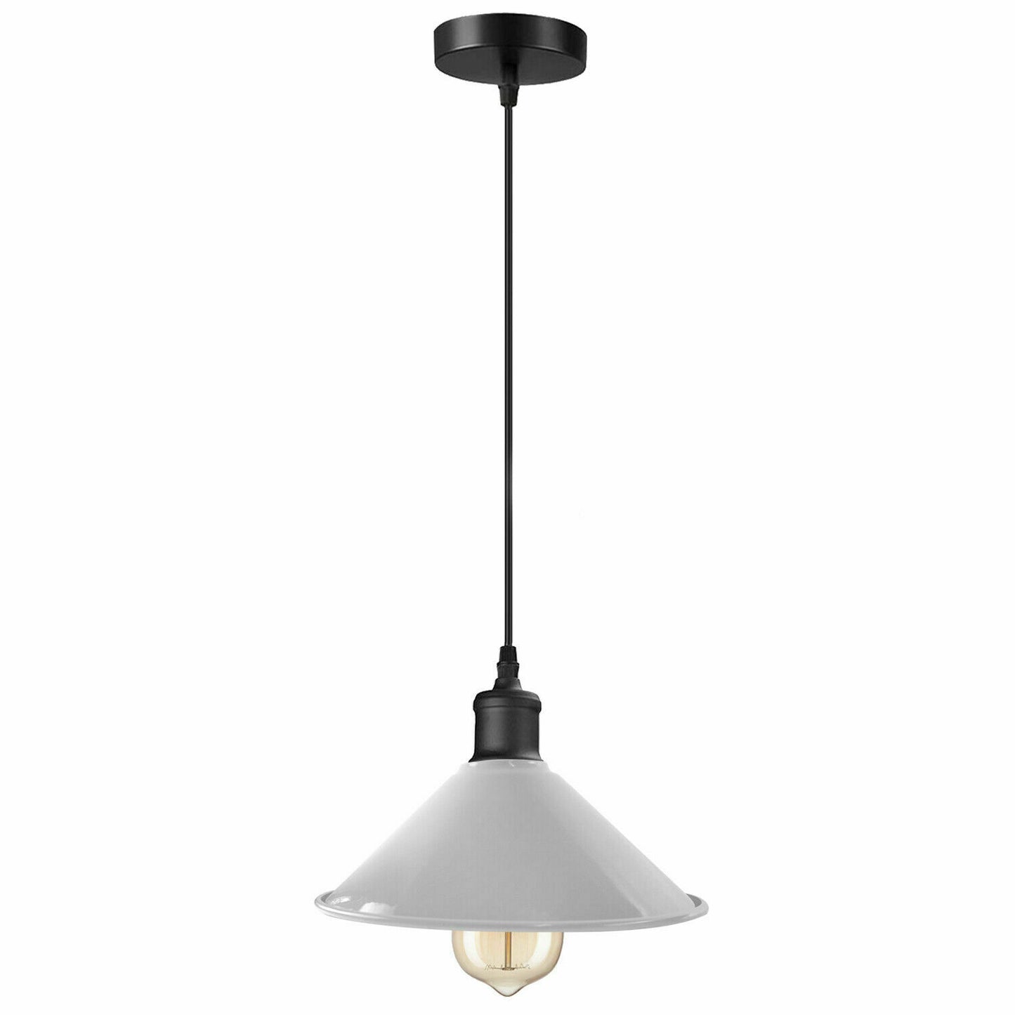 Grey lamp shades
