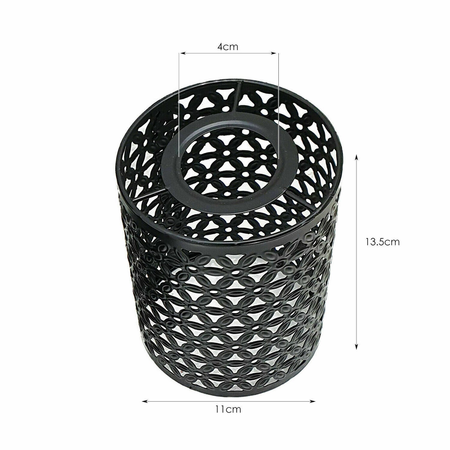 Retro Metal Easy-Fit Drum Barrel Cage in Black
