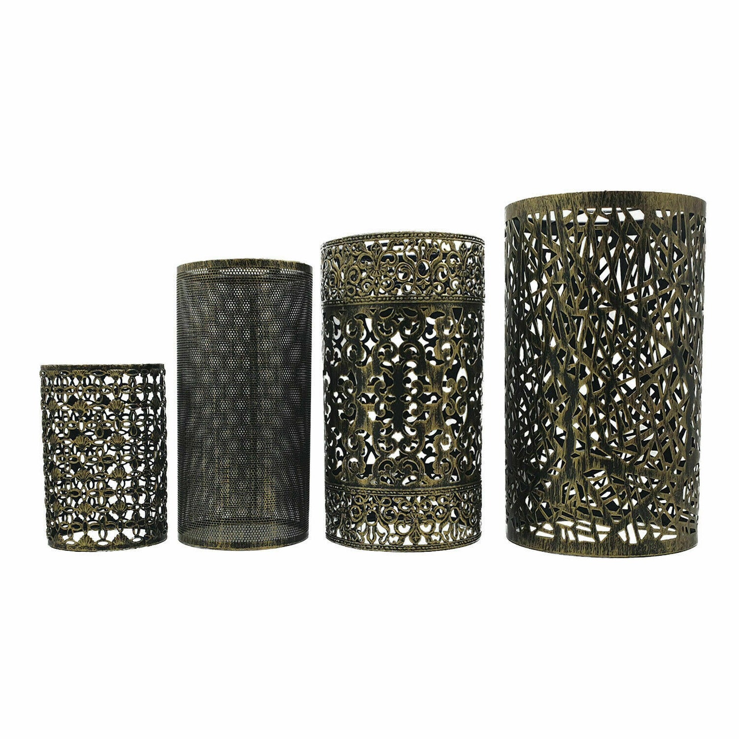 Retro Drum cage hanging pendant Lamp Shades