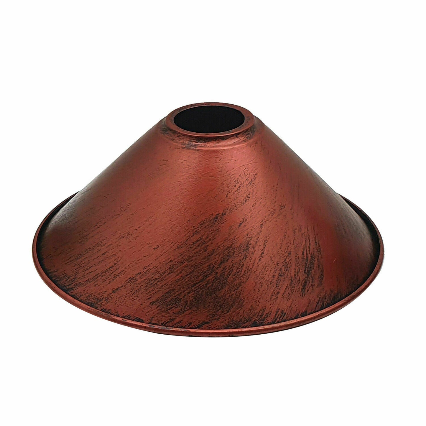 rustic red cone lamp shade .JPG