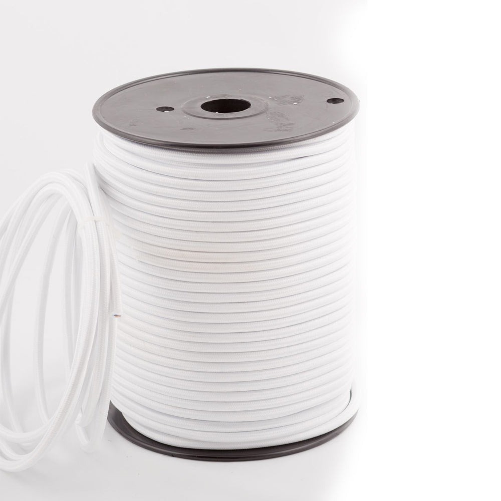 Vintage 2-core round Electrical cable with fabric finish
