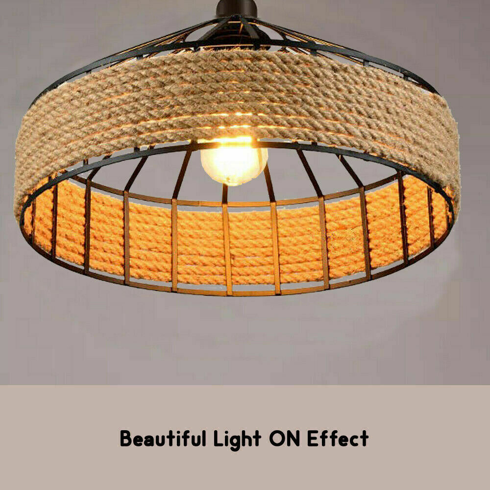 Modern Metal Hanging Pendant Light in Black