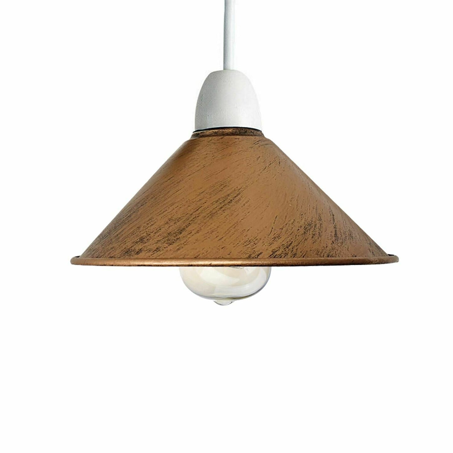 Vintage Cone Lamp Shades Brushed Brass~ 2015
