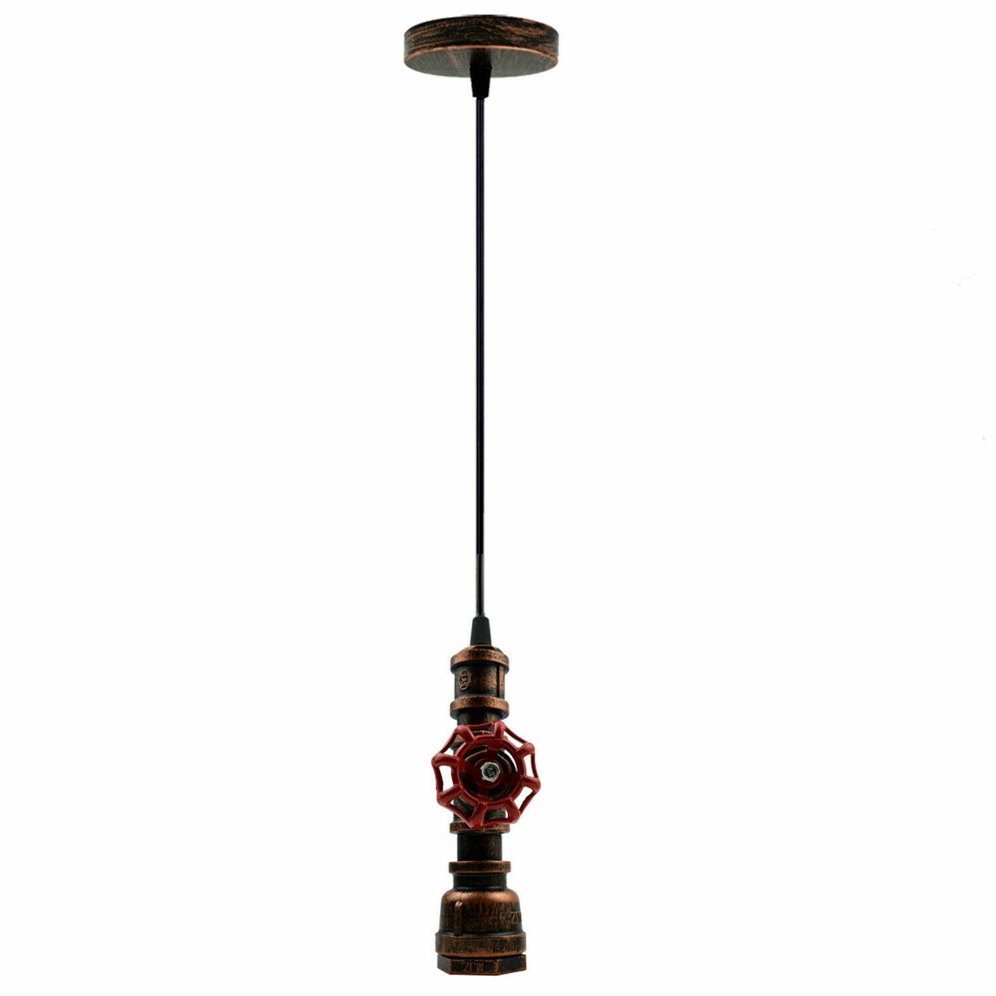 Industrial Steampunk Water Pipe Pendant Light