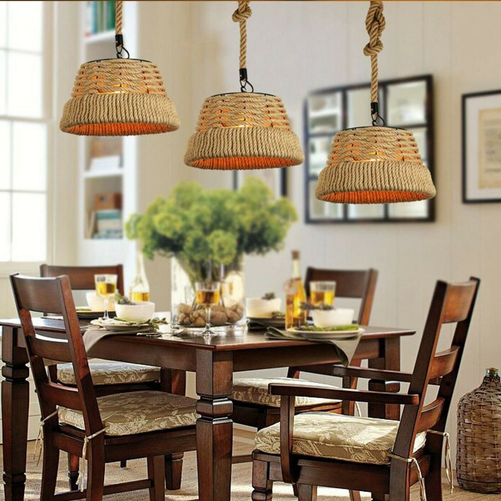 Hemp Rope Pendant light for dining room.JPG