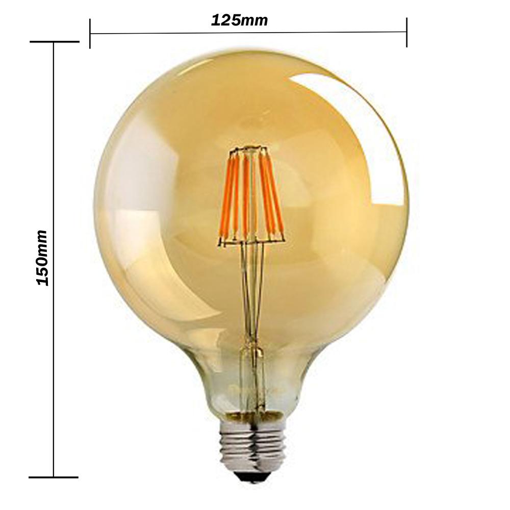 G125-E27-8W-LED Bulbs