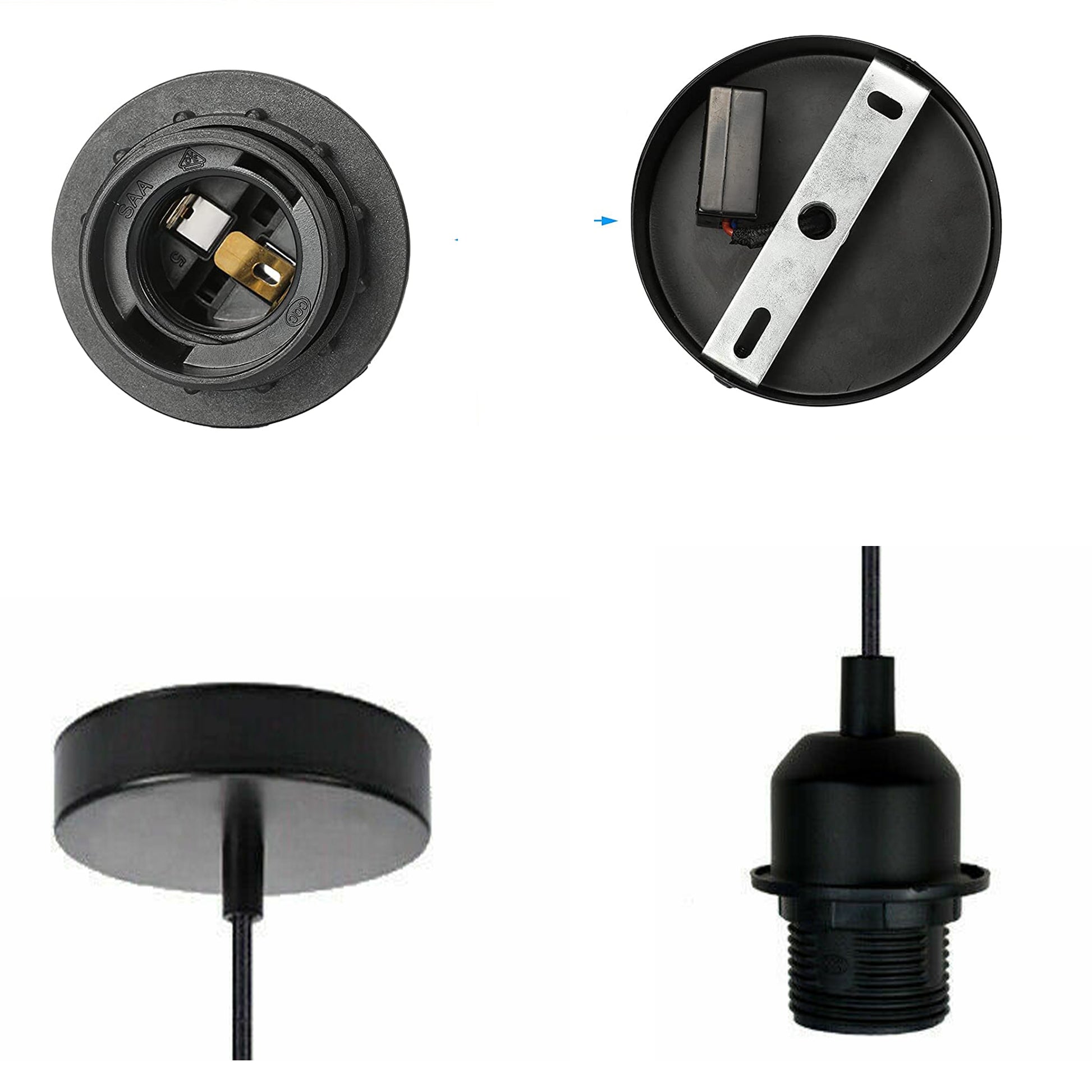 hanging lighting-pendant lamps-hanging kitchen lights-lamp bulb holders-types of bulb holders