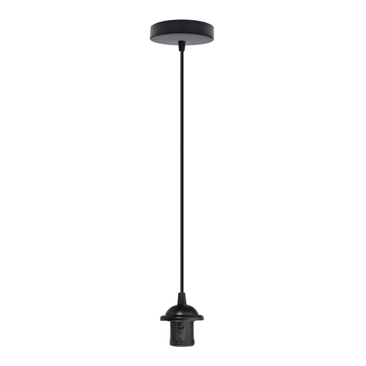 Industrial Black color hanging Pendant Light holder