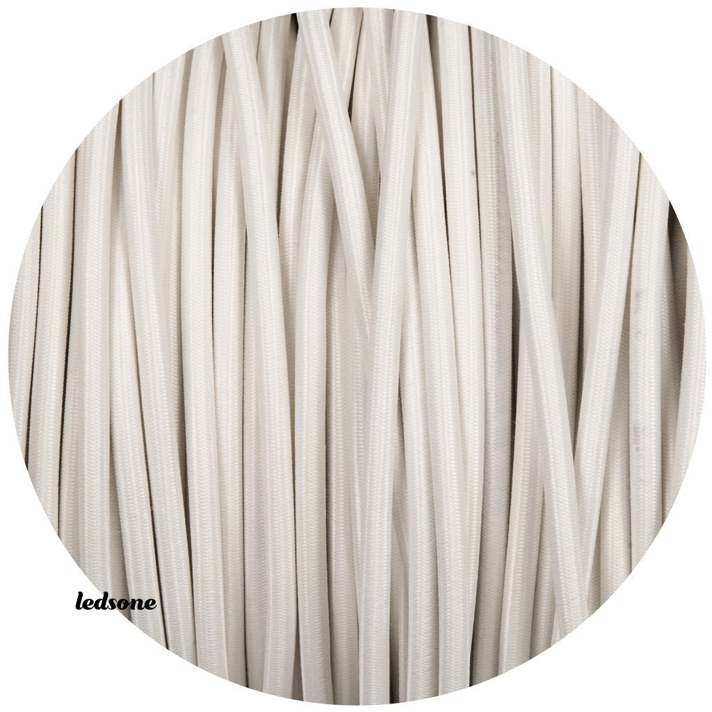 Vintage 2-core round Electrical cable with fabric finish