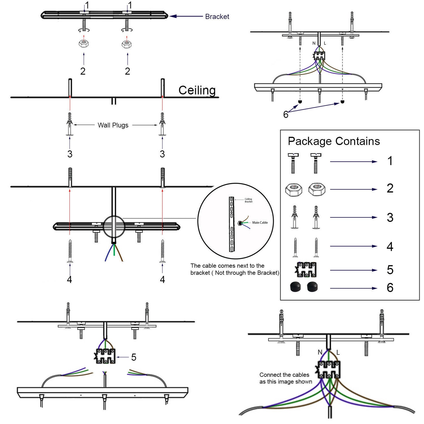 5 light chandelier Pipe lighting .JPG