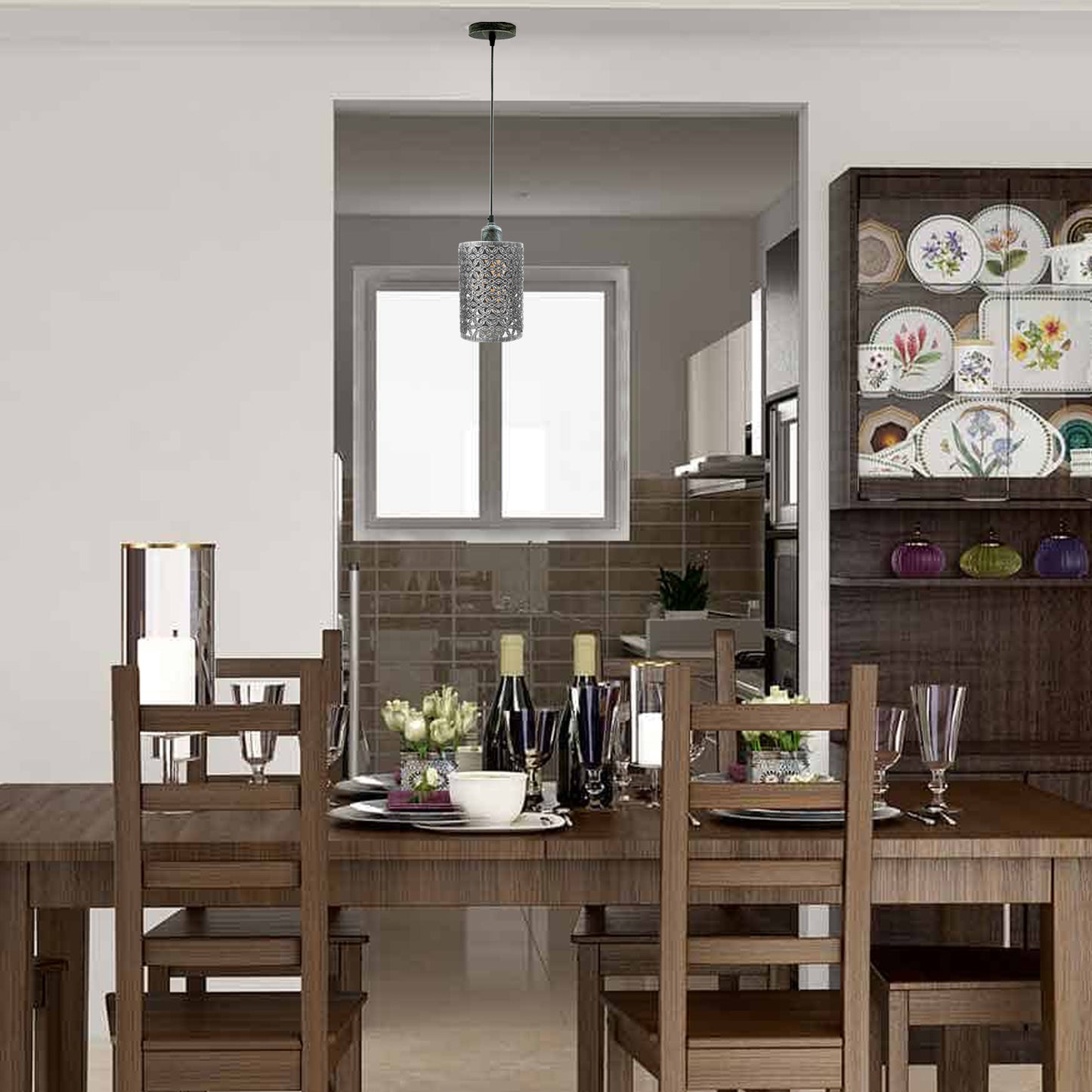 Vintage Cage Pendant Light Ceiling Light Fixtures Farmhouse