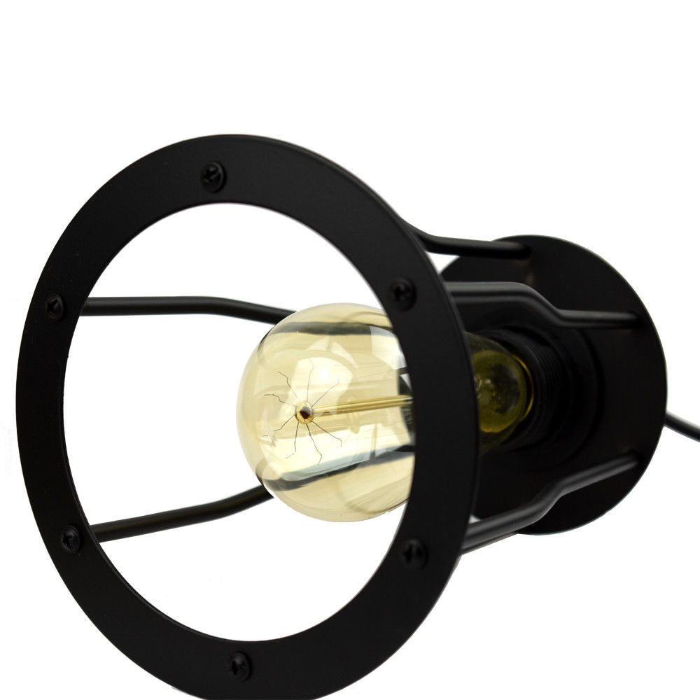 Industrial Cage Pendant Light Fixture