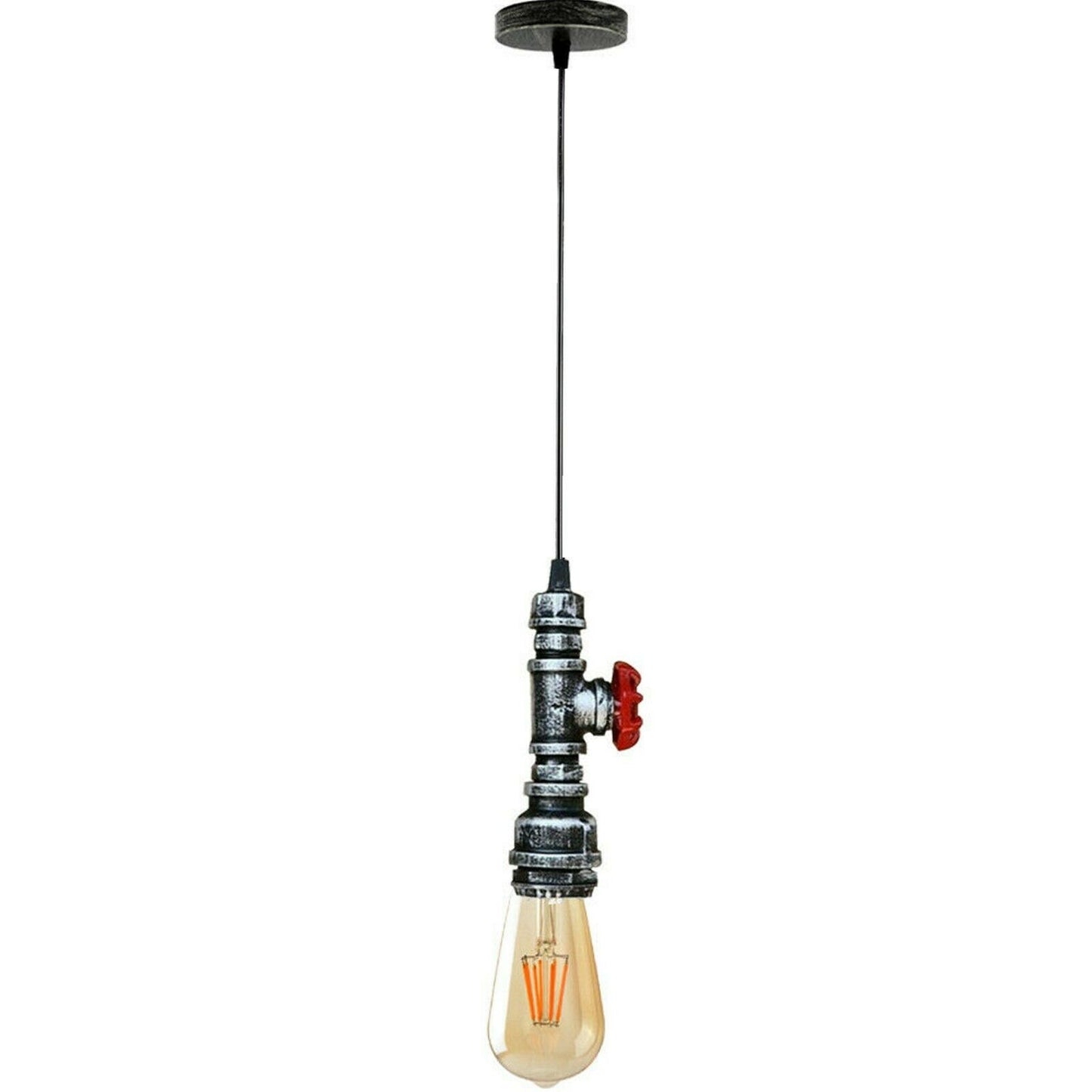 Industrial Steampunk Water Pipe Pendant Light