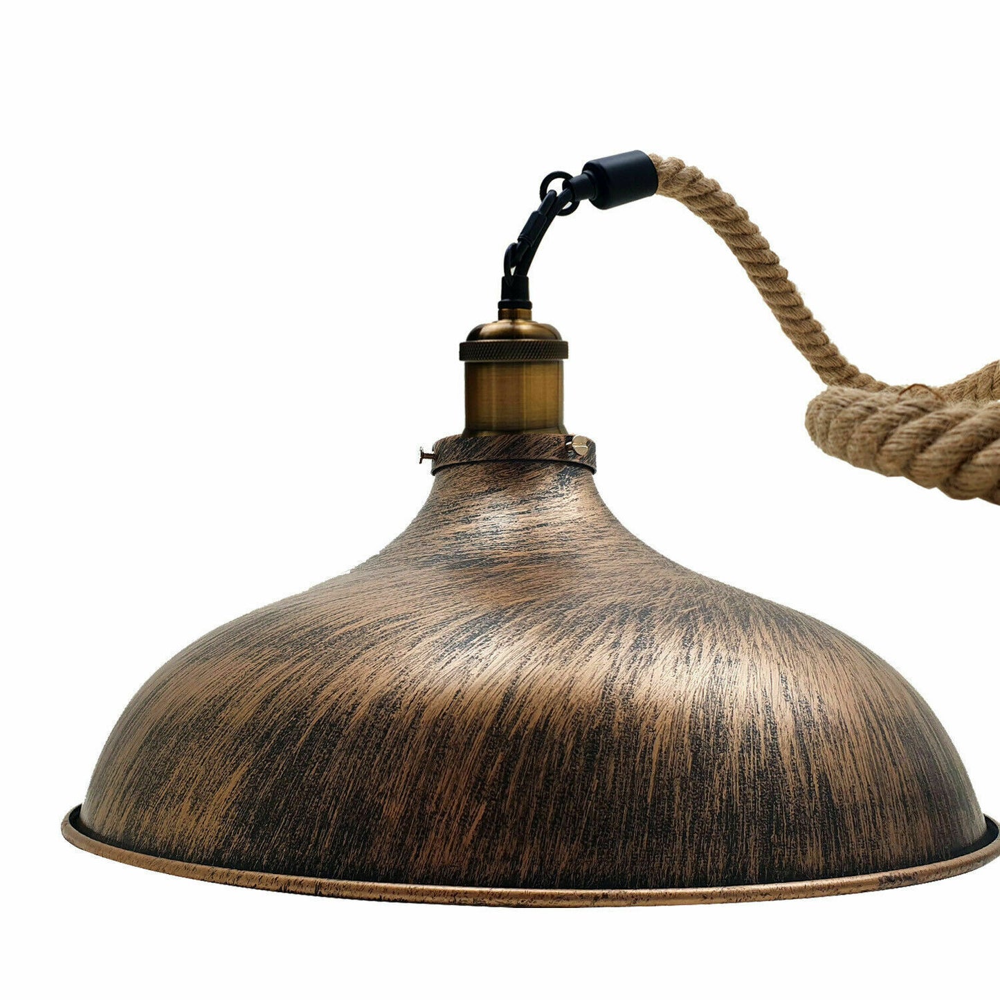 Twisted Rope Barn Dome shape Hanging Pendant Light