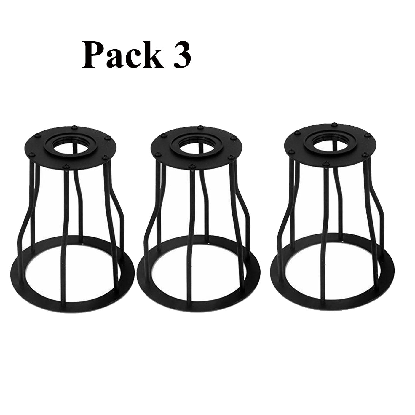 New Modern Vintage Industrial Retro Loft Metal Ceiling Lamp Shades 3 Pack