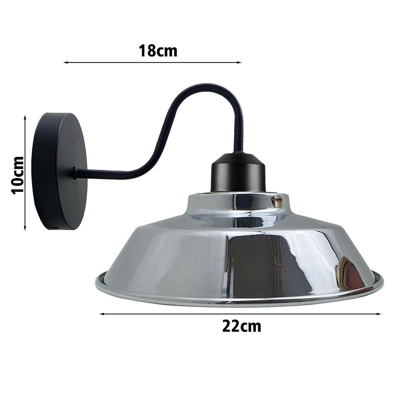 Industrial Swan Wall Lampshade for basement