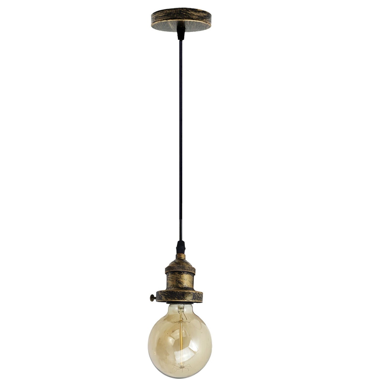 Yellow Brass Pendant Light .JPG
