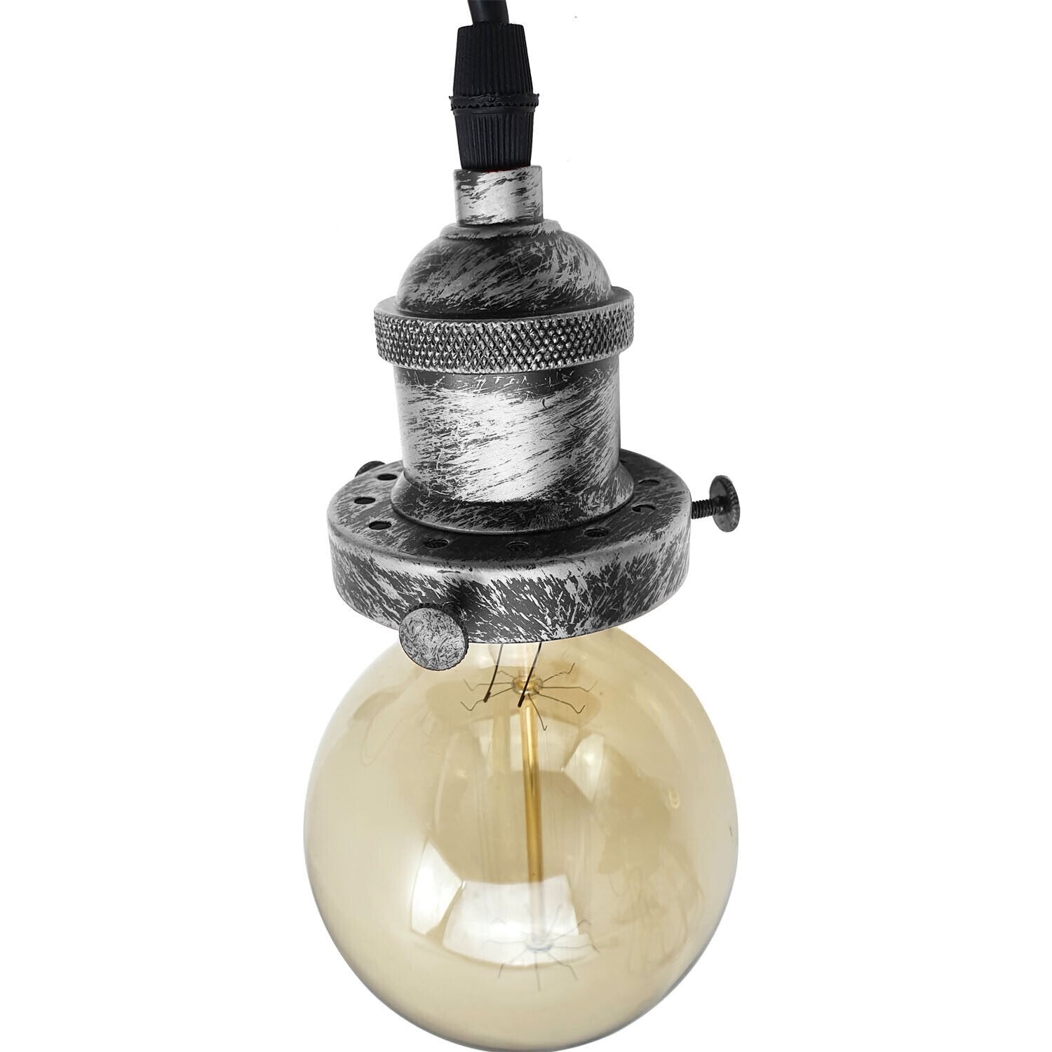 Brushed Siver Pendant Light  .JPG