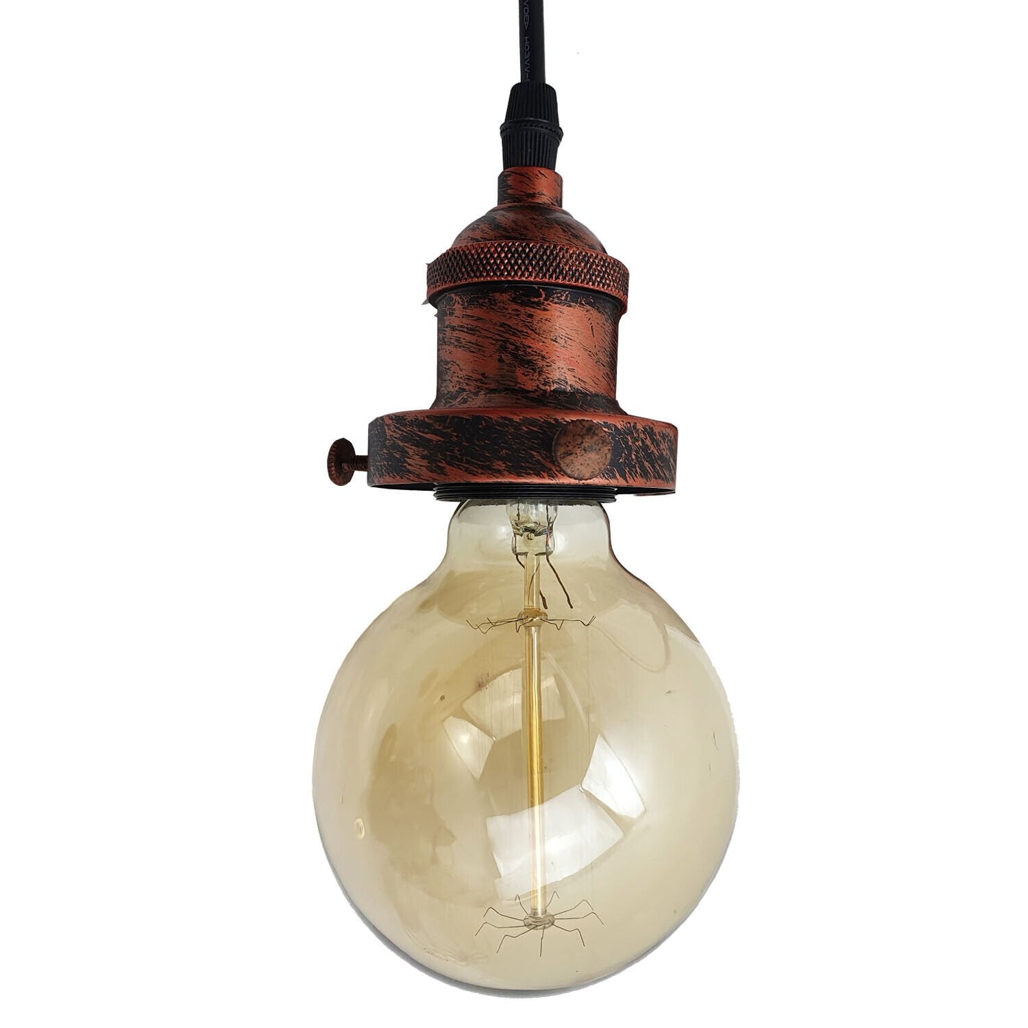 Rustic Red Pendant Light  .JPG