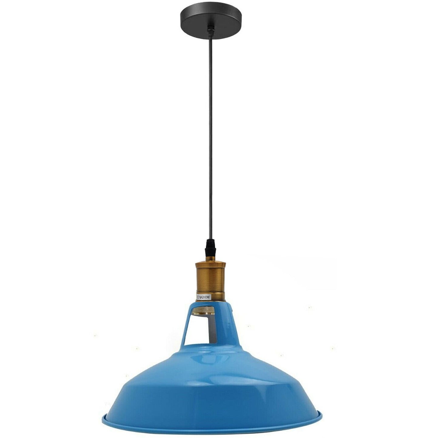 1.5m adjustable wire metal Shade Pendant Light.JPG