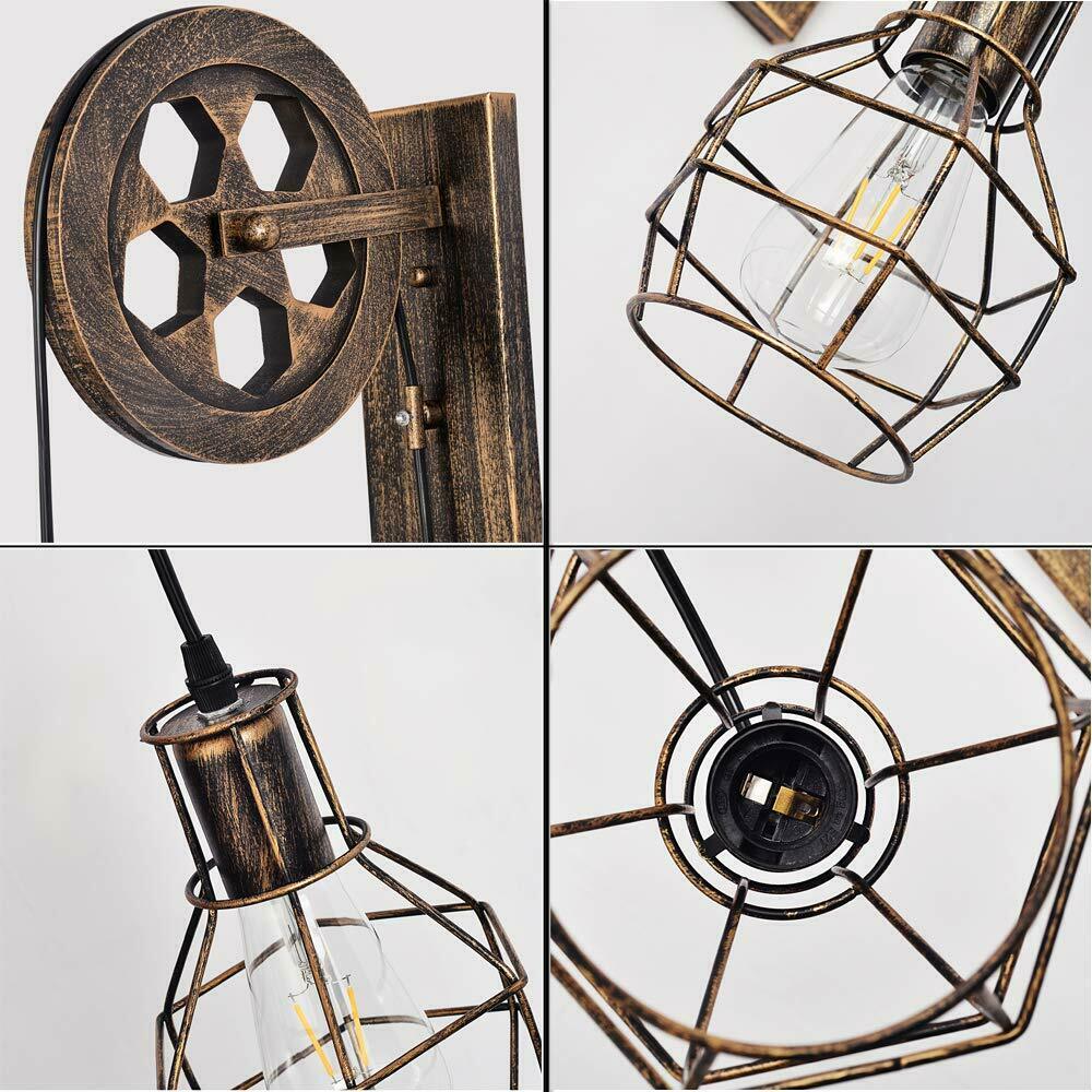 Industrial Wall Sconces Pulley Lighting
