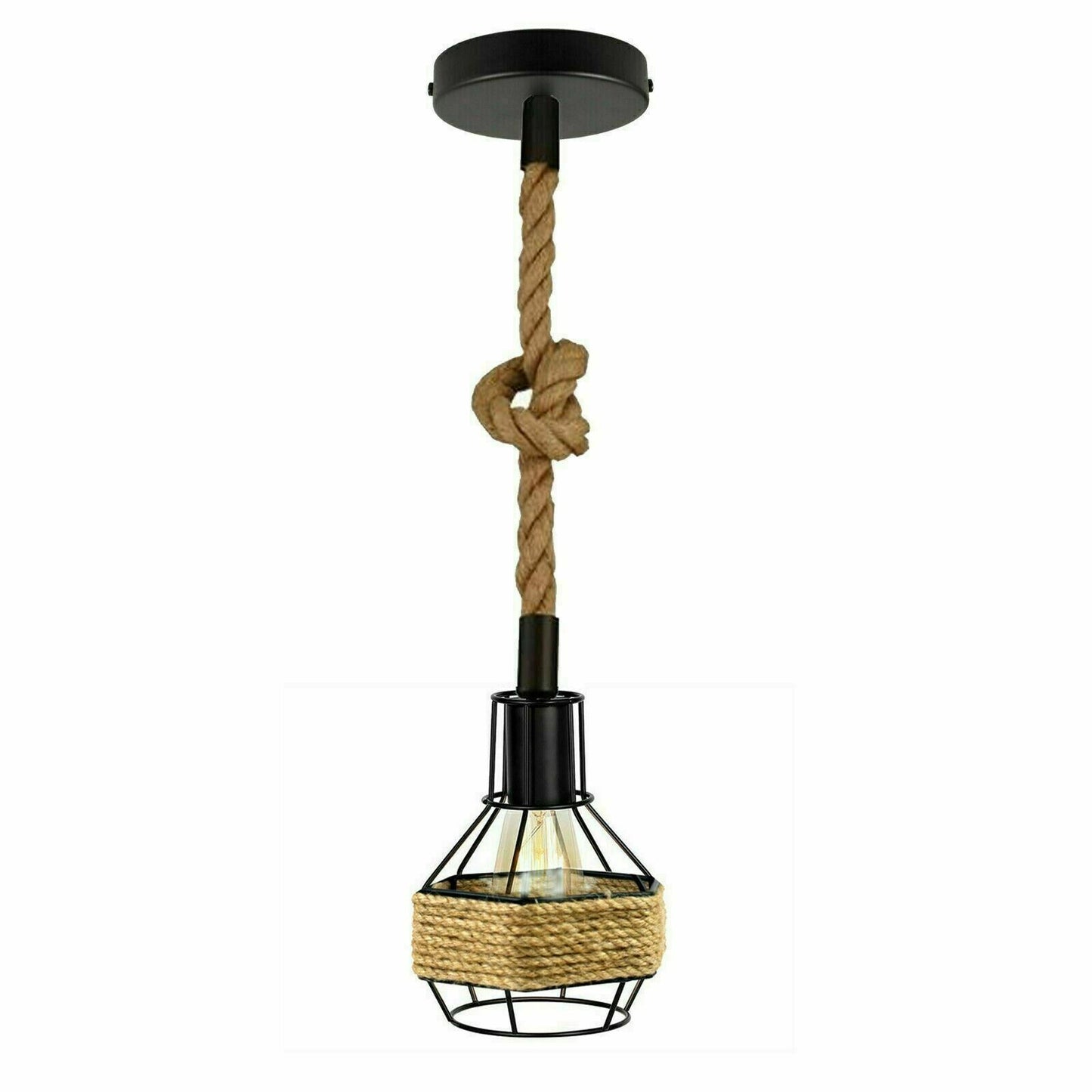 Hemp rope Pendant light.JPG