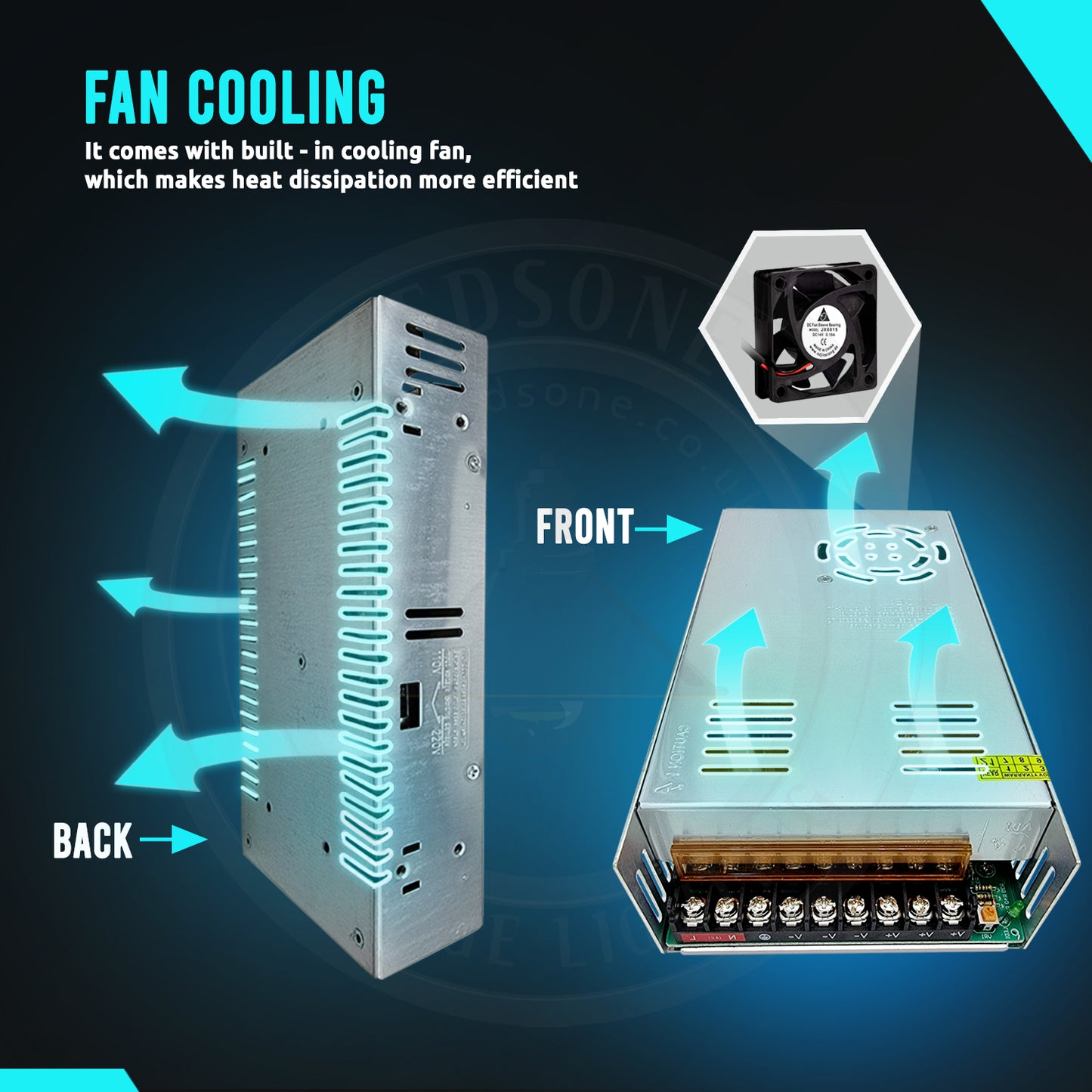 DC 12V 8 Amp Switching Power Supply for LED Strips CCTV~1011