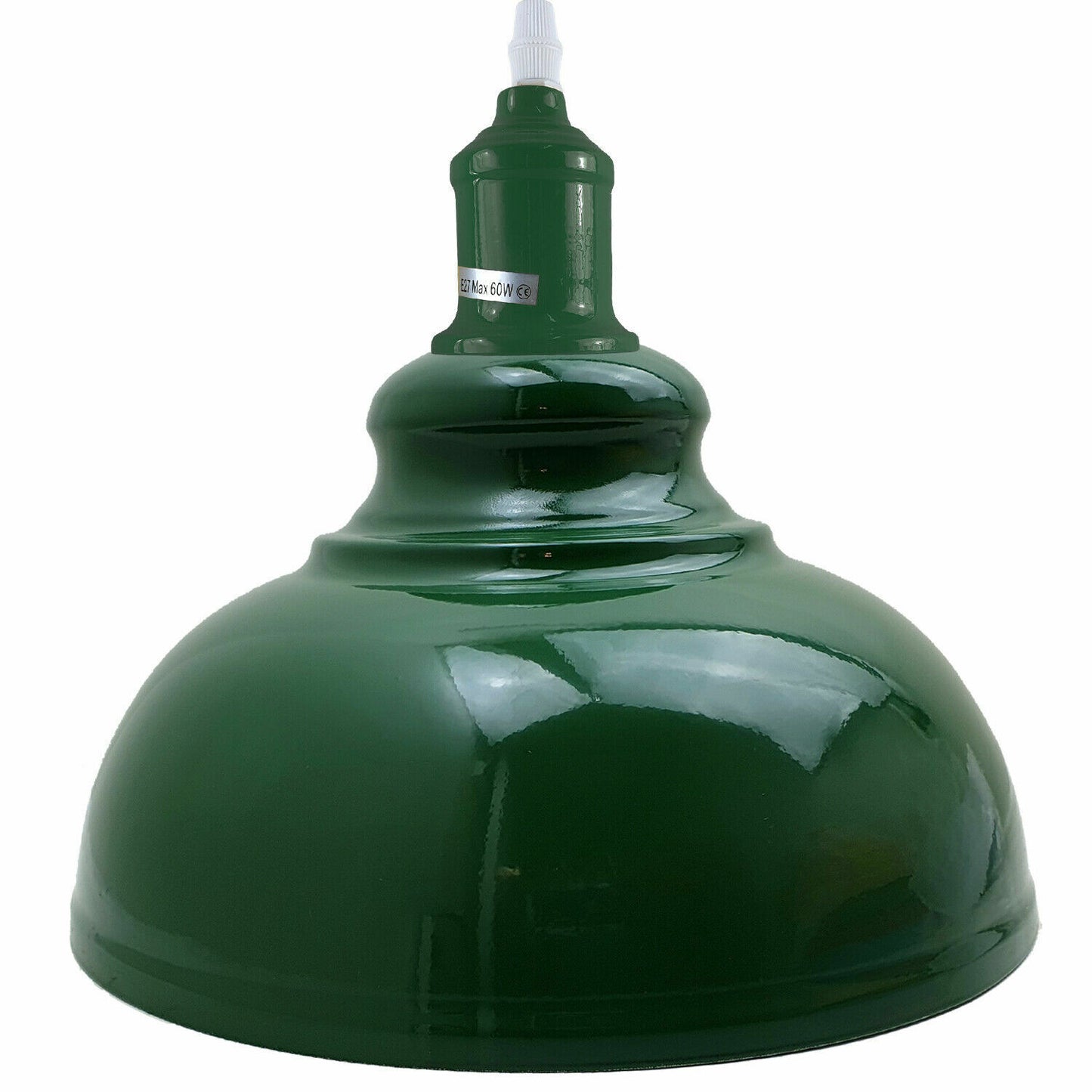 Industrial Metal Curvy Hanging Pendant Light