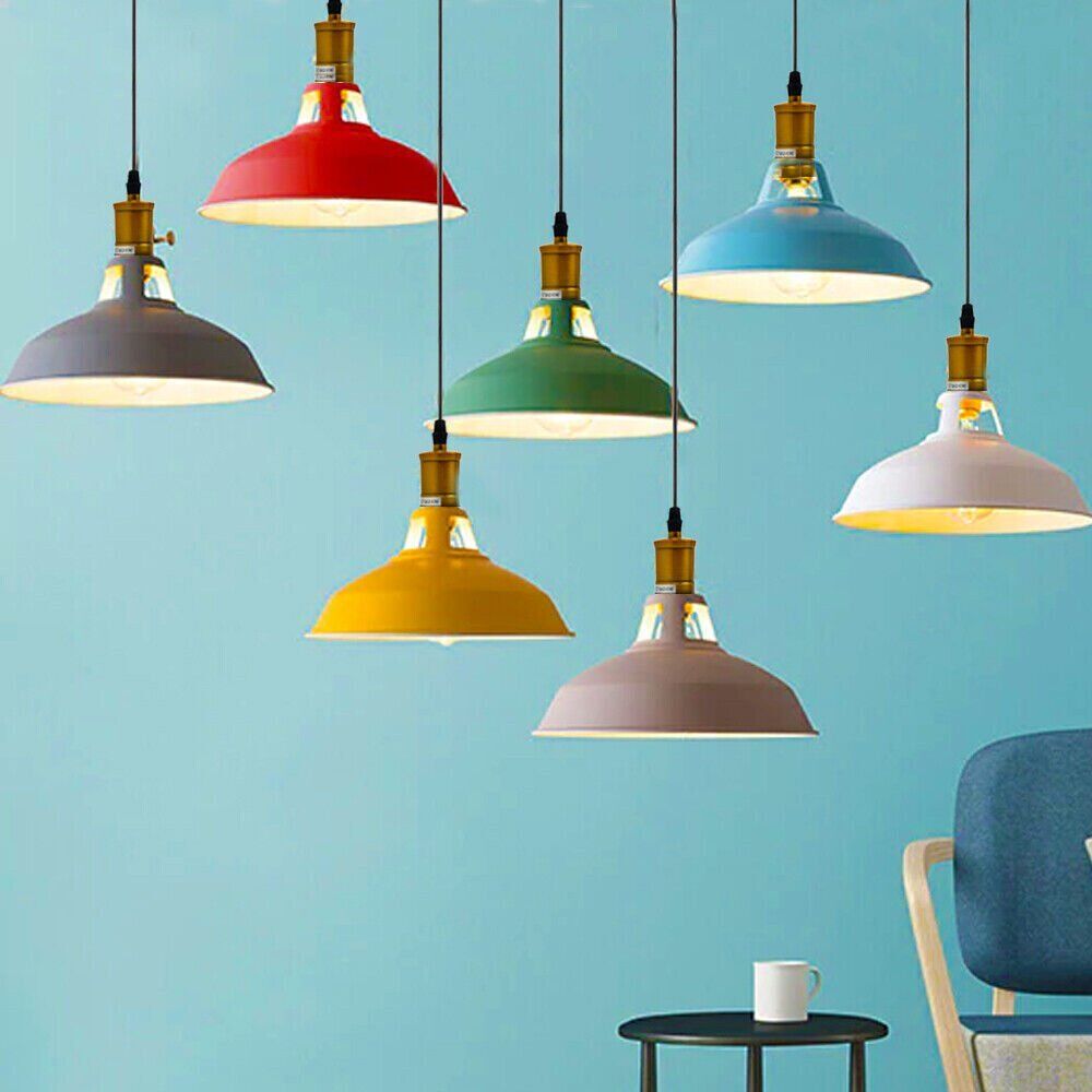 1.5m adjustable wire metal Shade Pendant Light.JPG