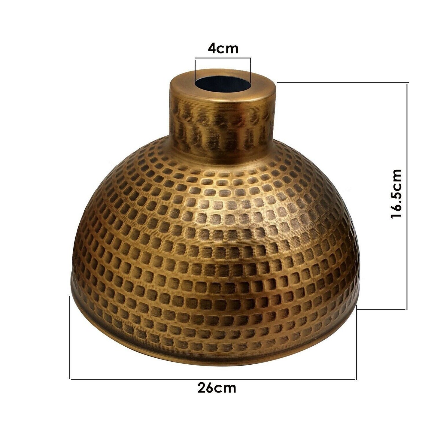 Yellow Brass Lamp Shades for Ceiling Lights - size image