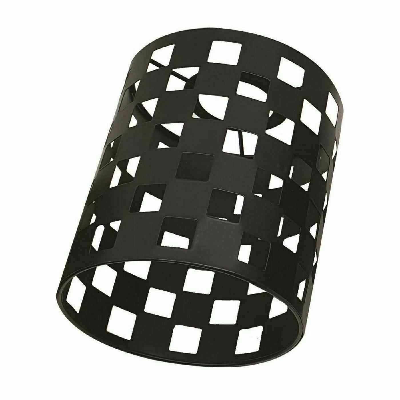 Modern Barrel Cage Square Pattern Lamp Shade