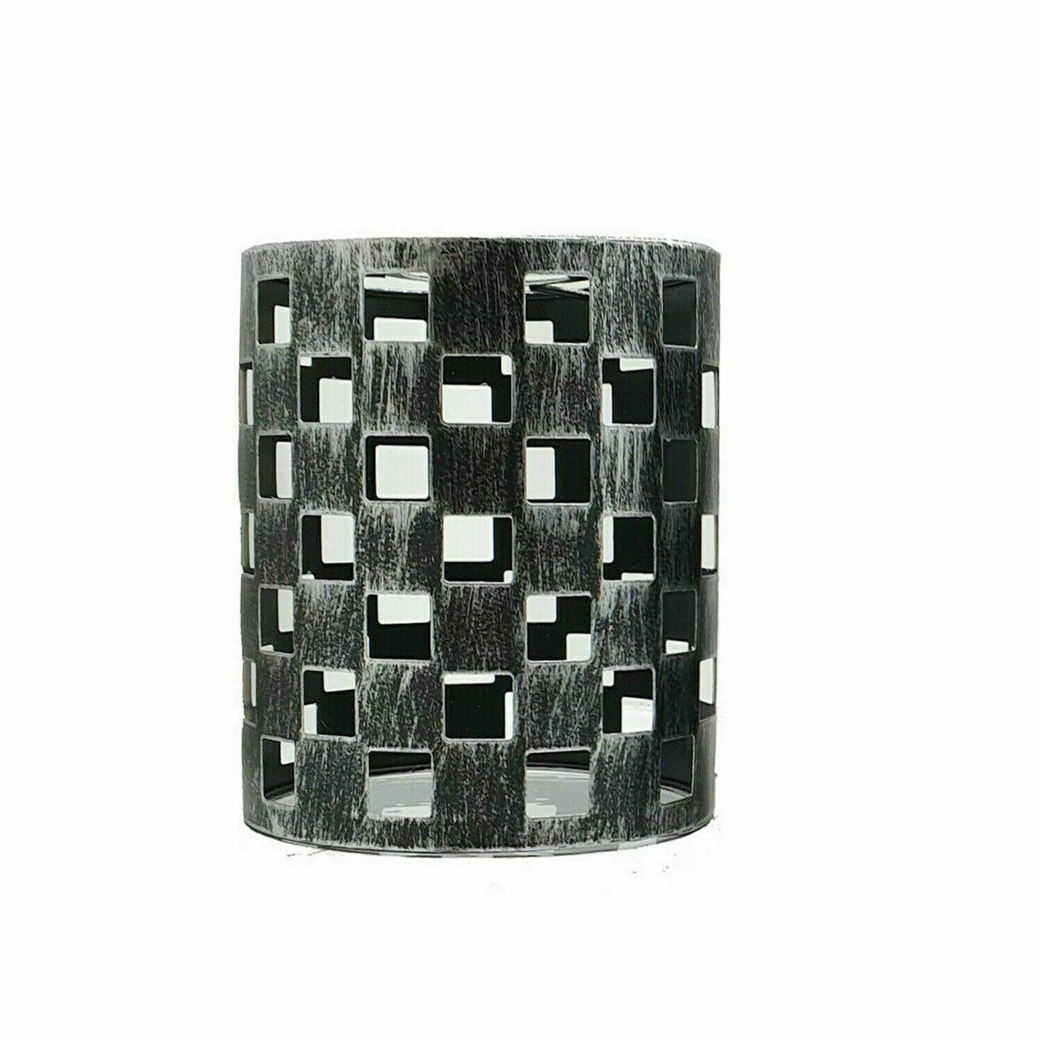 Modern Barrel Cage Square Pattern Lamp Shade