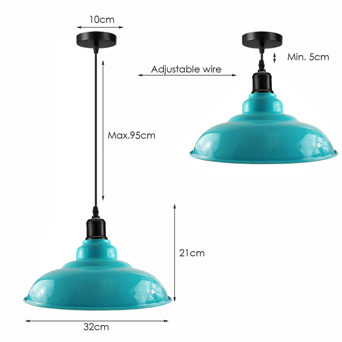 Blue Curvy Pendant Light.JPG