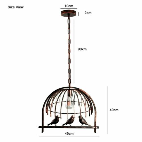 Birdcage Chandelier Light Fixtures Copper pendant light ceiling lights hanging lights canada lighting