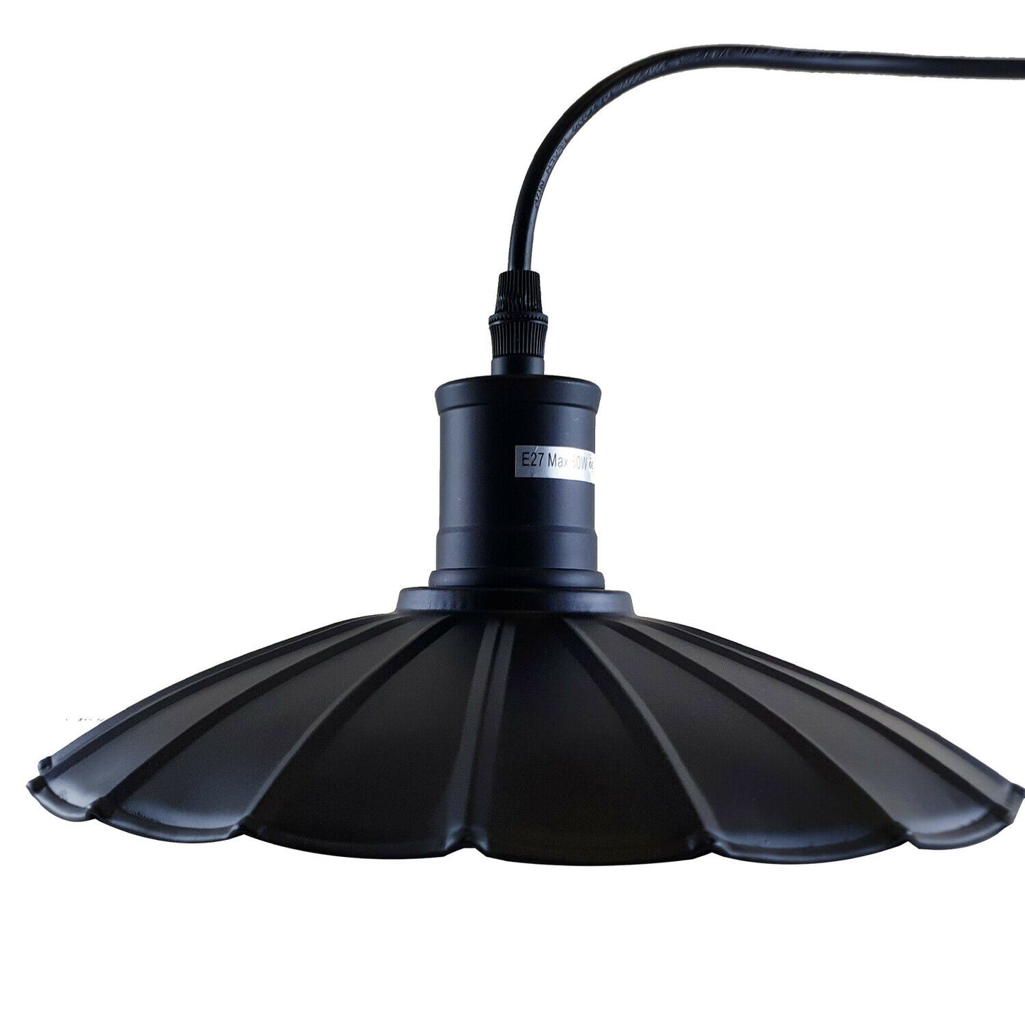 black Ceiling Flower Pendant Lamp.JPG