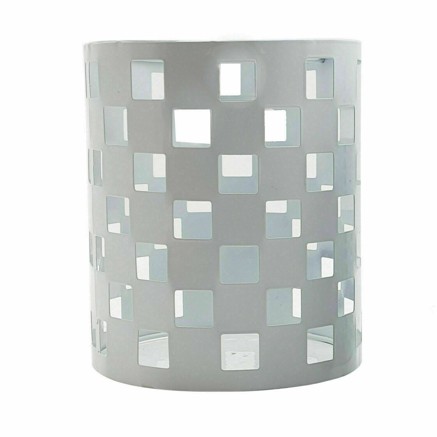 Retro Metal Easy Fit Drum Barrel Cage in White