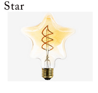 Star 4W LED Light Bulb E26 Warm White Decorative LED Edision Bulbs Dimmable