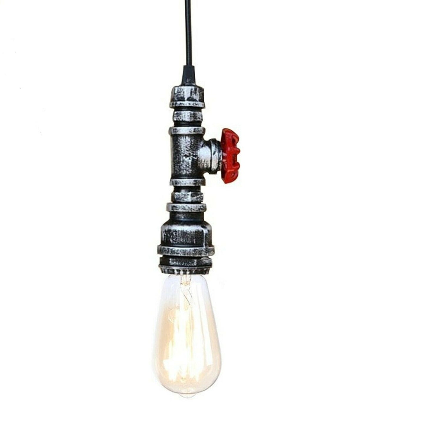 Industrial Steampunk Water Pipe Pendant Light
