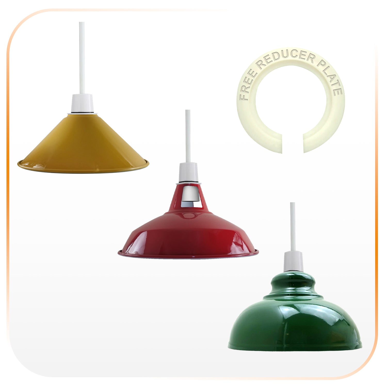 Replacement pendant light shade – Relicelectrical