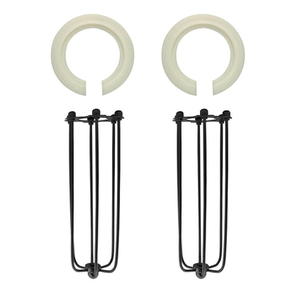 Long Shape Easy Fit Pendant Light Shade Metal Wire Cage