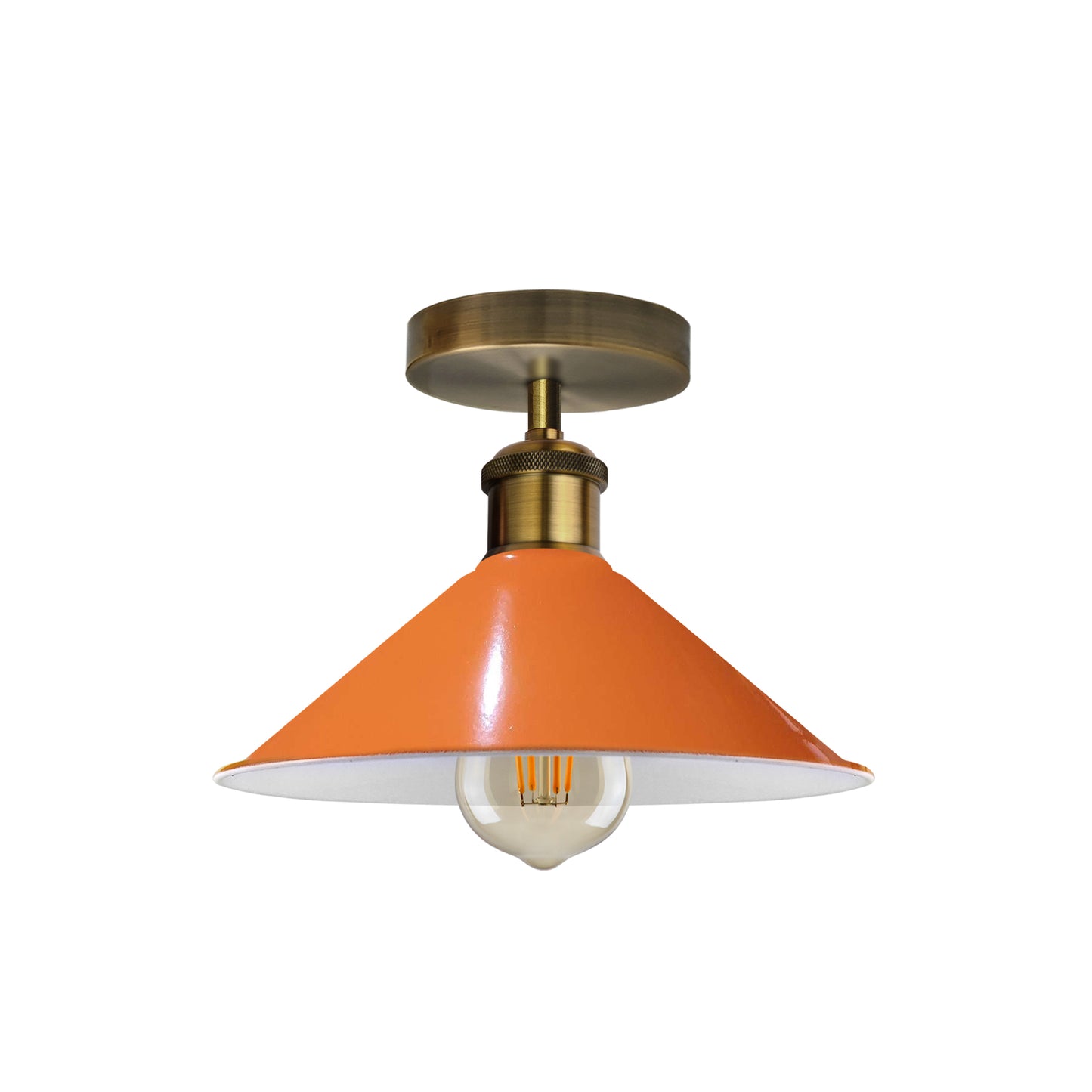 Vintage Industrial Ceiling Light Shades E27 Flush Mount Light