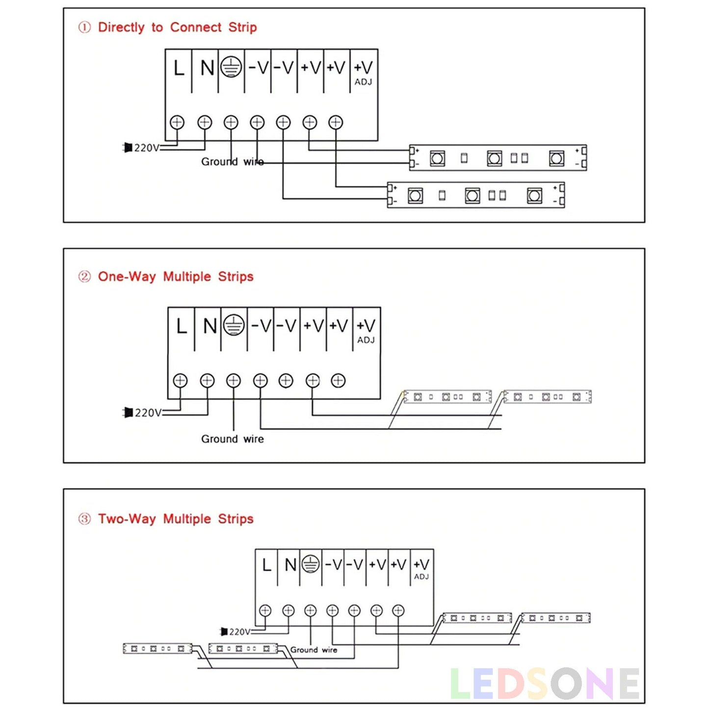 IP20 LED Power Supply Transformer 12V 4.5A Driver~1616