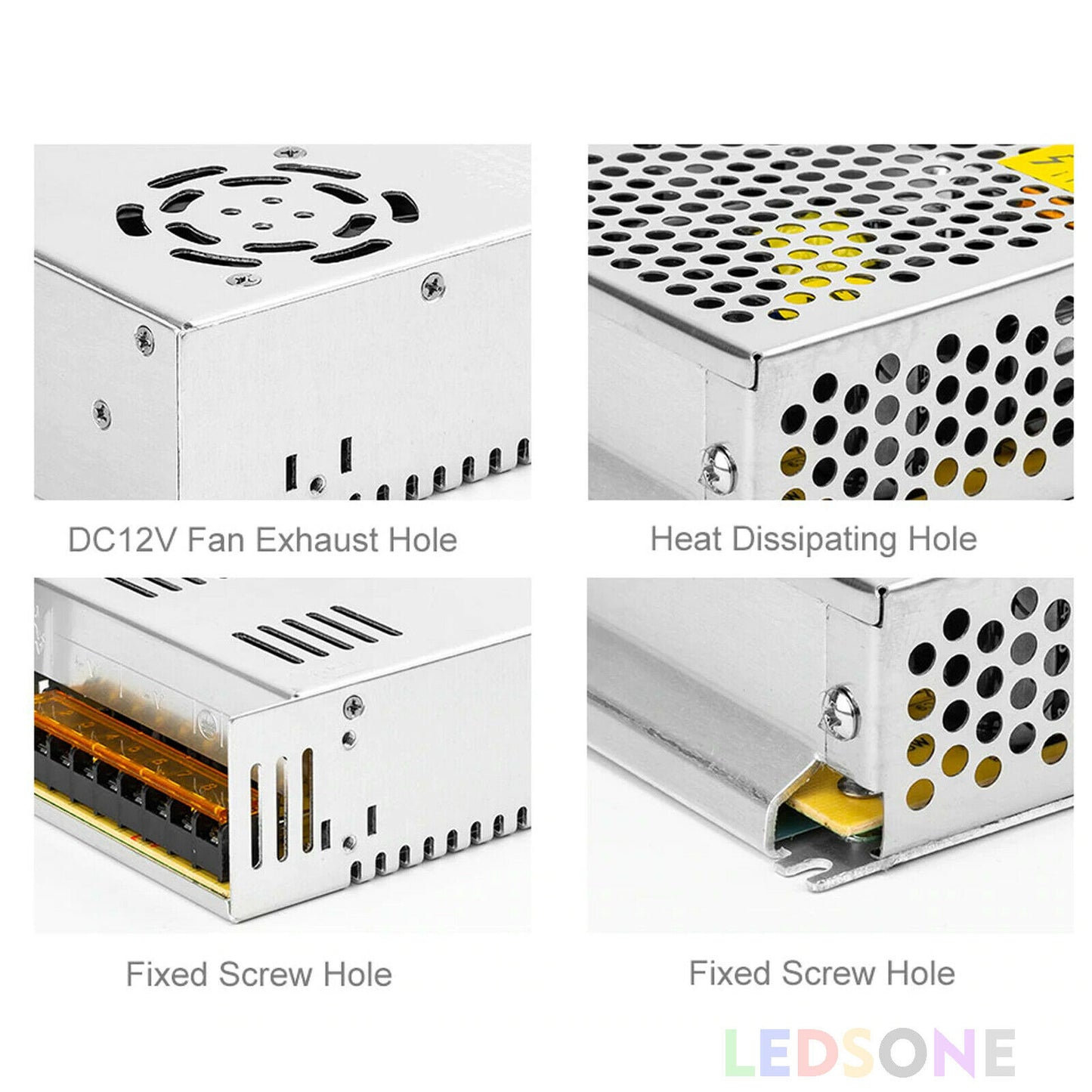 LED Driver Power Supply Transformer Universal Regulated Switching12v 38A Driver for LED Strip CCTV~1695