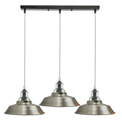 Three-head Metal Bowl Shape Ceiling Pendant Light